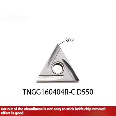 1047-CNC metal-ceramic triangular precision ground grooving inserts TNMG R/L-S/VF high-gloss cylindrical cutter grains Shandong Denso Pricision Tools Co.,Ltd.